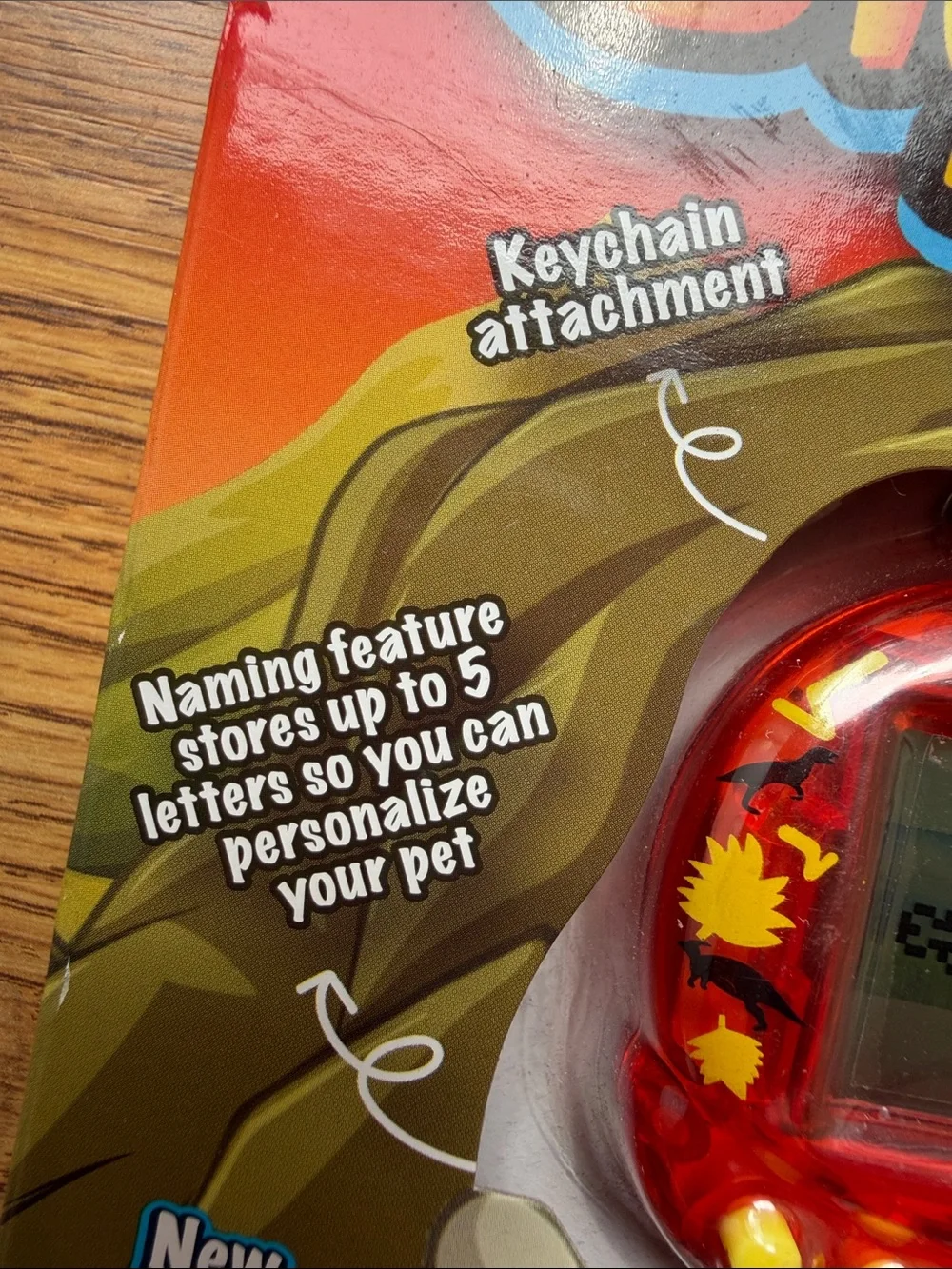 Top Secret GigaPets TechT-Rex Handheld Virtual Pet Red & Yellow New!! 90’s